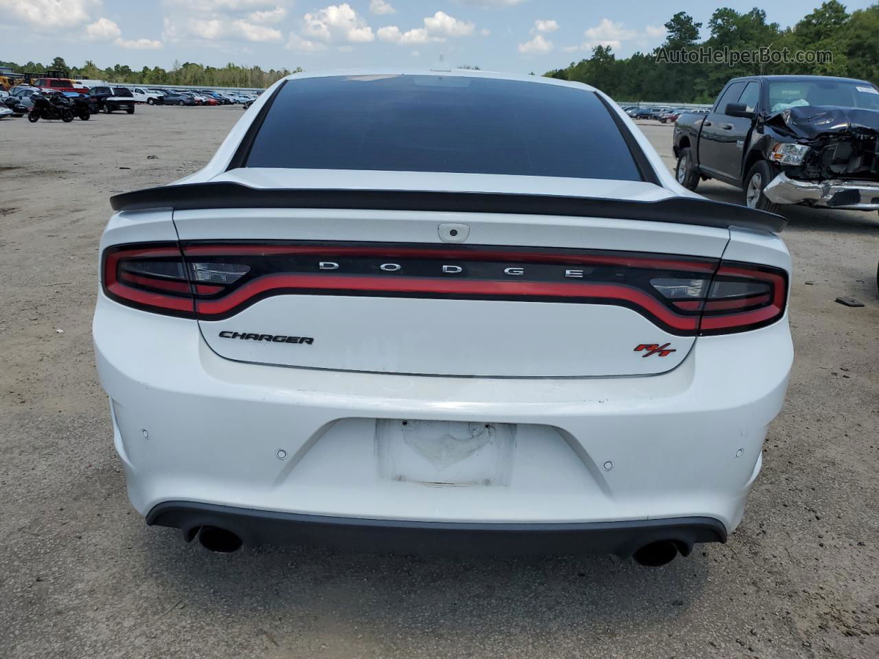 2018 Dodge Charger R/t 392 White vin: 2C3CDXGJ2JH218001