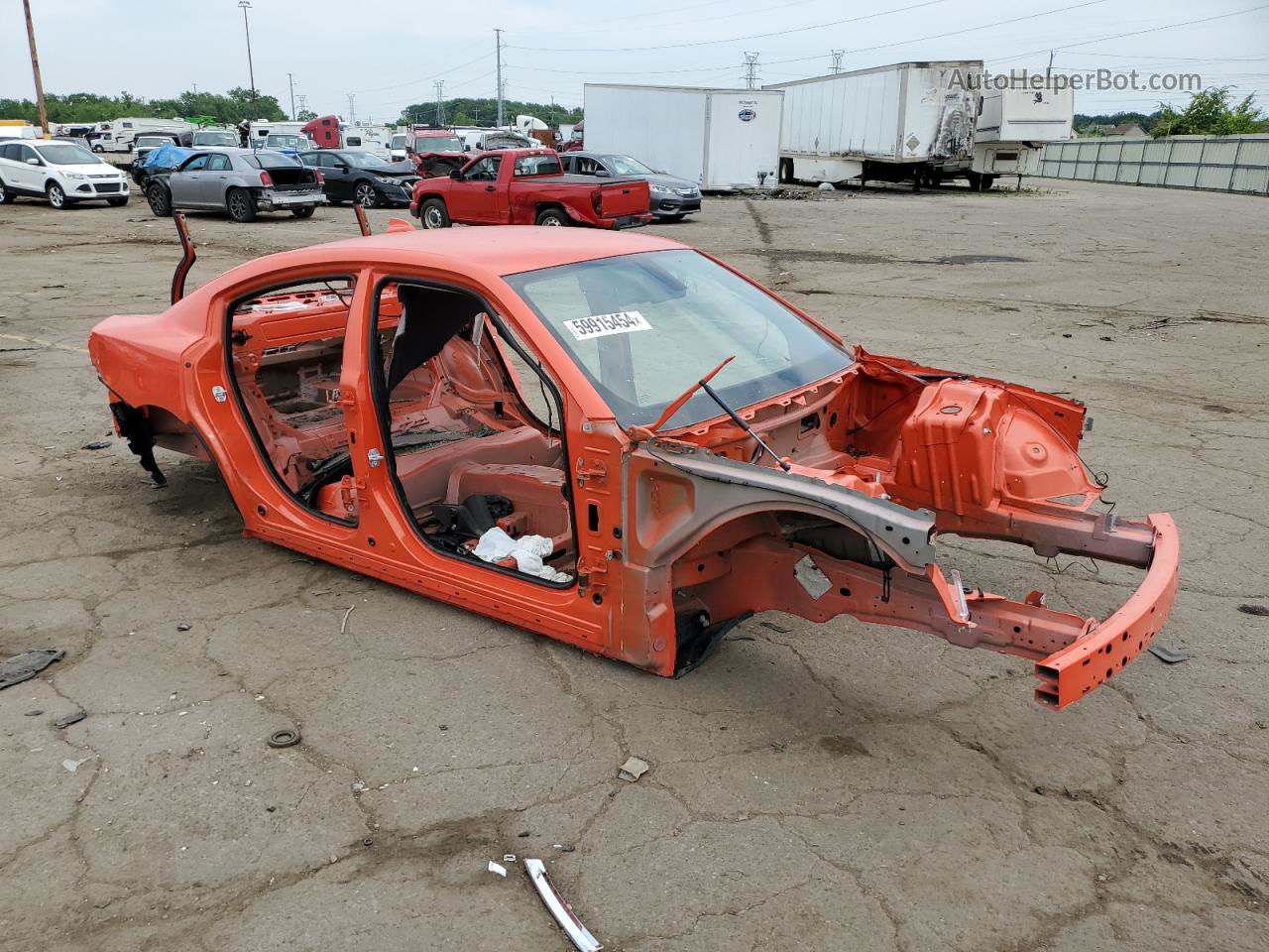 2018 Dodge Charger R/t 392 Orange vin: 2C3CDXGJ2JH314839