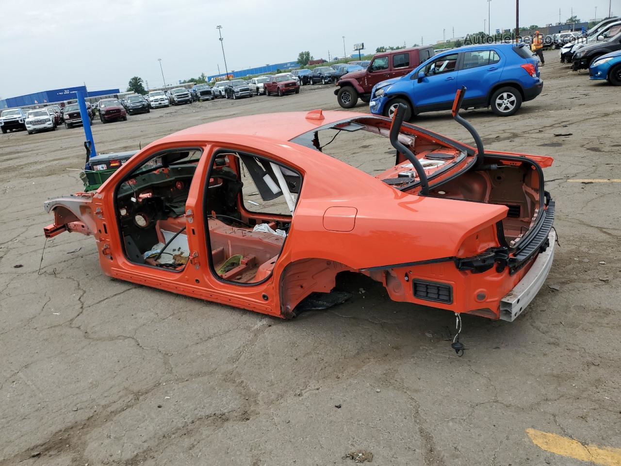 2018 Dodge Charger R/t 392 Orange vin: 2C3CDXGJ2JH314839