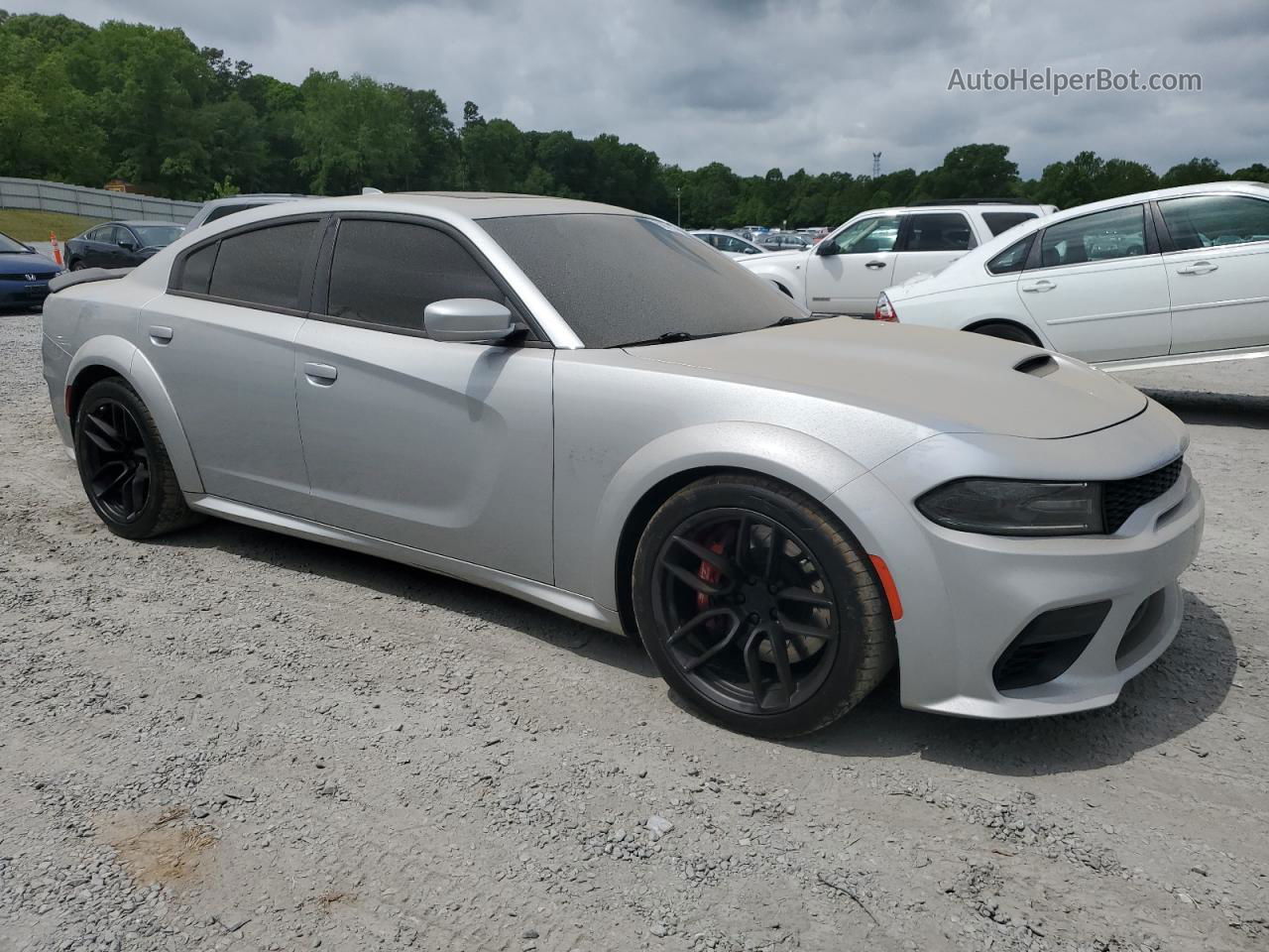 2021 Dodge Charger Scat Pack Серебряный vin: 2C3CDXGJ2MH515256