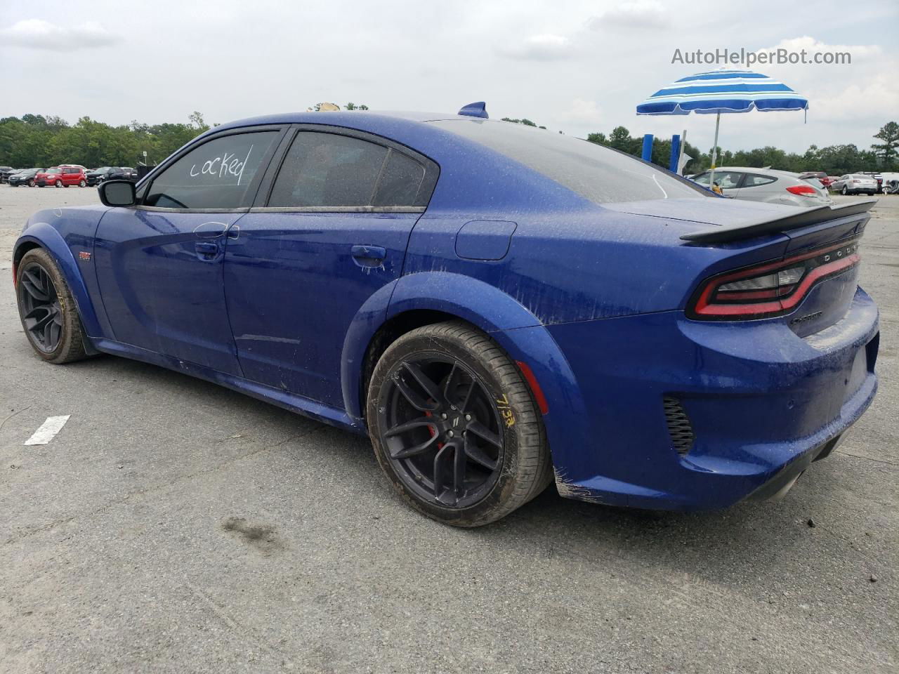 2021 Dodge Charger Scat Pack Blue vin: 2C3CDXGJ2MH535684