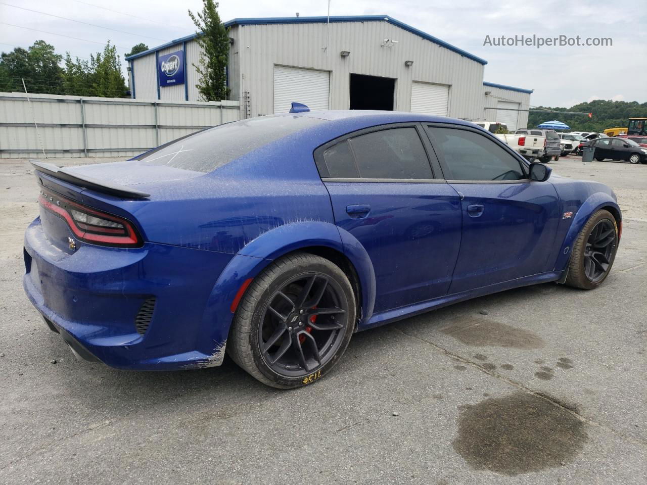 2021 Dodge Charger Scat Pack Blue vin: 2C3CDXGJ2MH535684