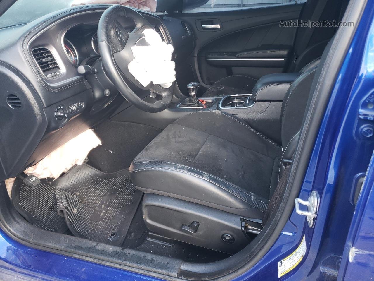 2021 Dodge Charger Scat Pack Синий vin: 2C3CDXGJ2MH551044