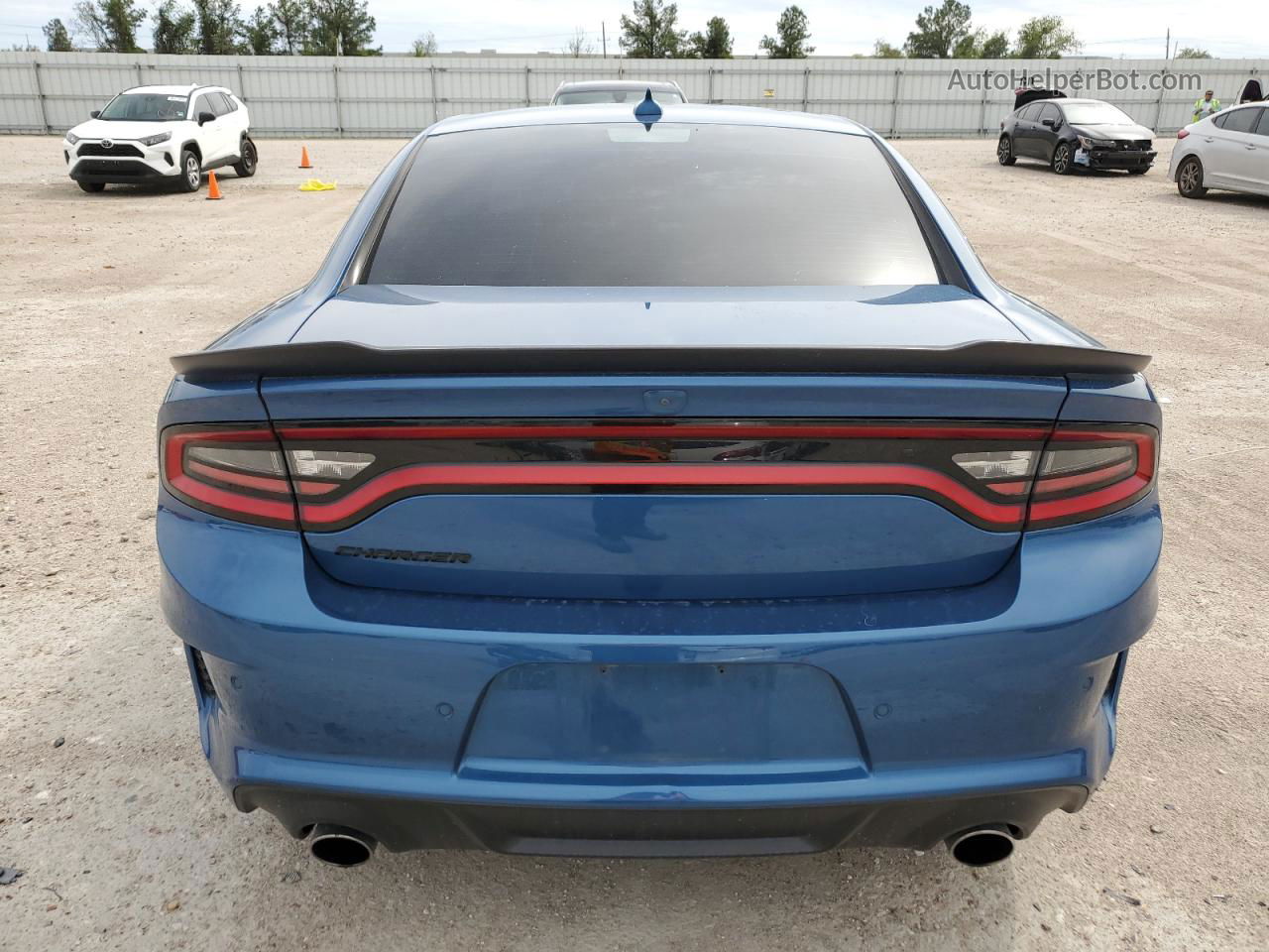 2021 Dodge Charger Scat Pack Blue vin: 2C3CDXGJ2MH569897