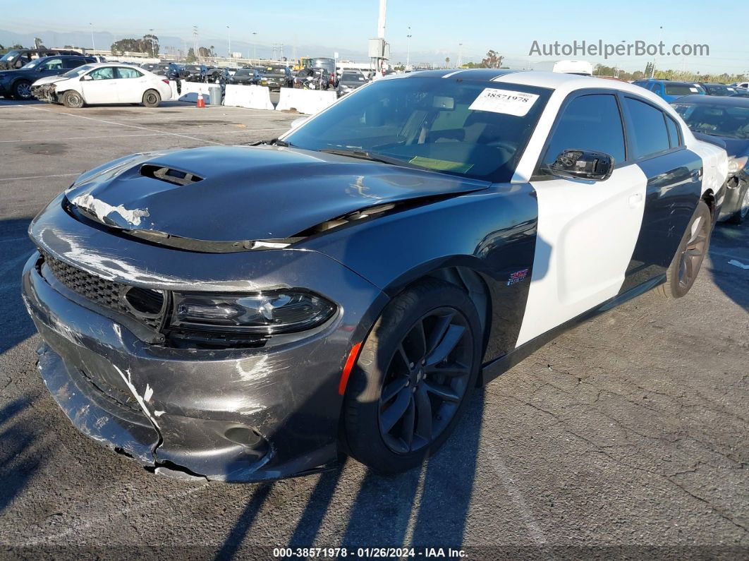 2021 Dodge Charger Scat Pack Widebody Rwd White vin: 2C3CDXGJ2MH570080