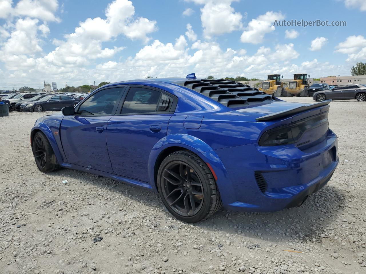 2021 Dodge Charger Scat Pack Blue vin: 2C3CDXGJ2MH577756