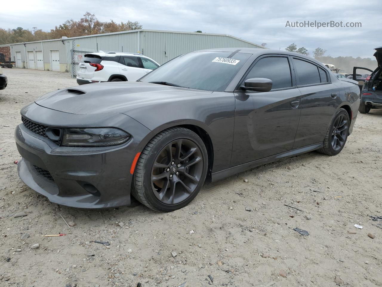 2021 Dodge Charger Scat Pack Gray vin: 2C3CDXGJ2MH578048