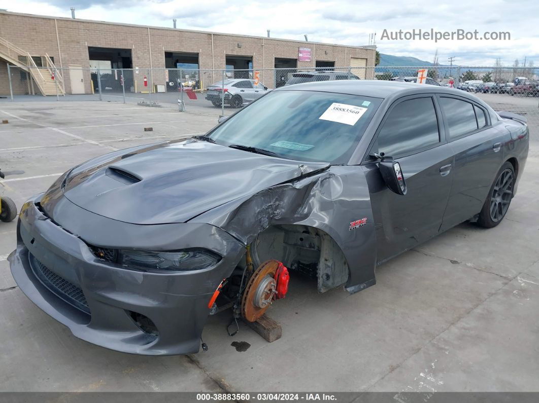 2016 Dodge Charger R/t Scat Pack Gray vin: 2C3CDXGJ3GH356042