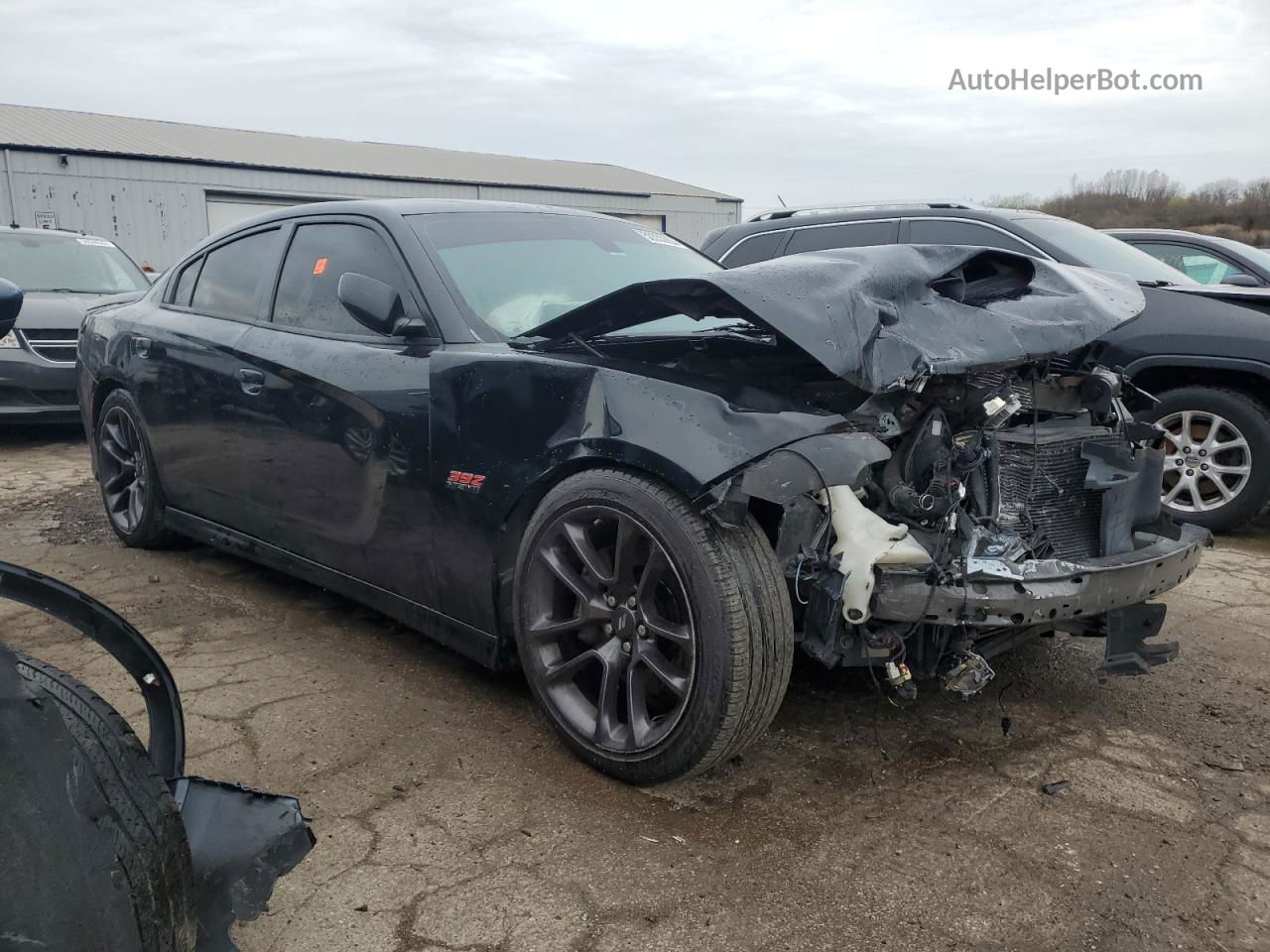 2018 Dodge Charger R/t 392 Black vin: 2C3CDXGJ3JH114486