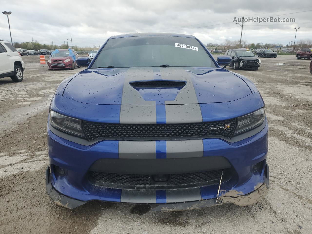 2018 Dodge Charger R/t 392 Blue vin: 2C3CDXGJ3JH182092