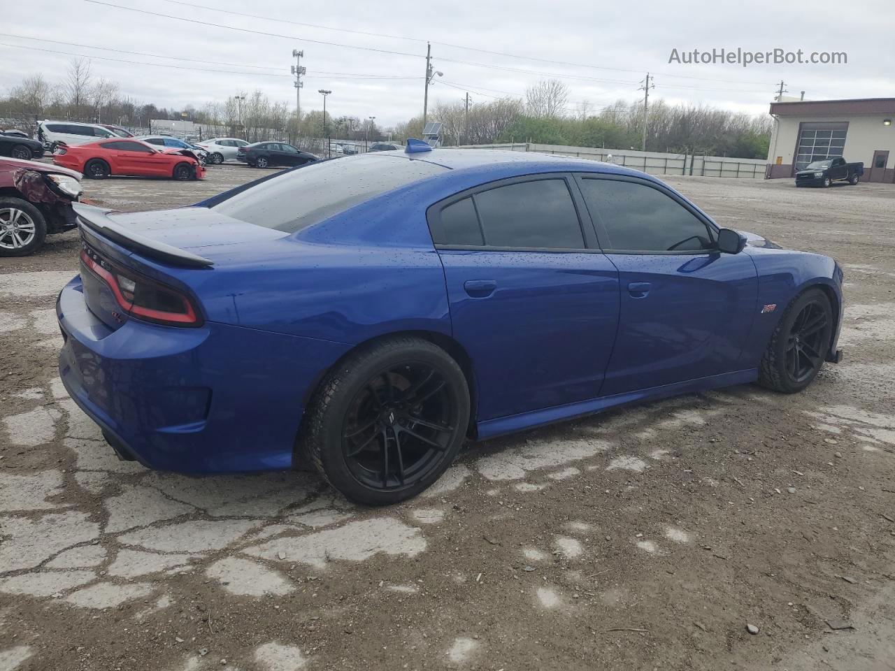 2018 Dodge Charger R/t 392 Blue vin: 2C3CDXGJ3JH182092