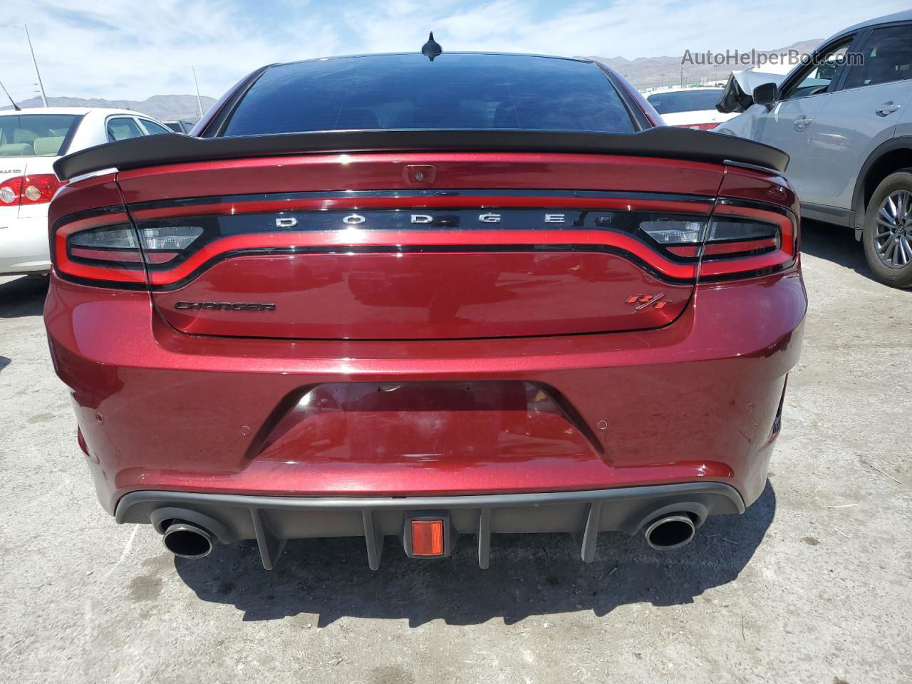 2018 Dodge Charger R/t 392 Burgundy vin: 2C3CDXGJ3JH216192