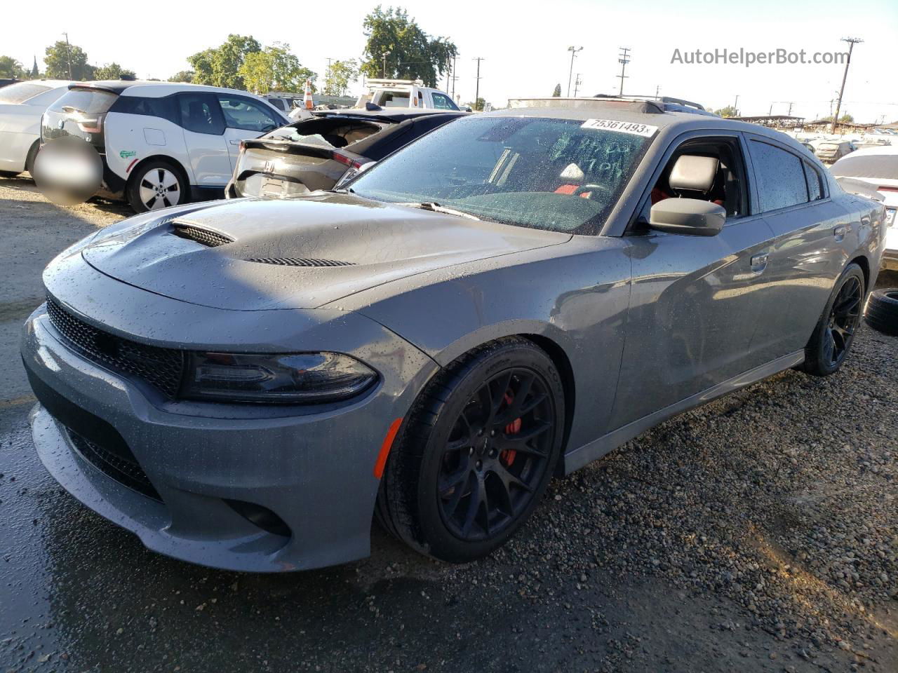 2018 Dodge Charger R/t 392 Gray vin: 2C3CDXGJ3JH297520