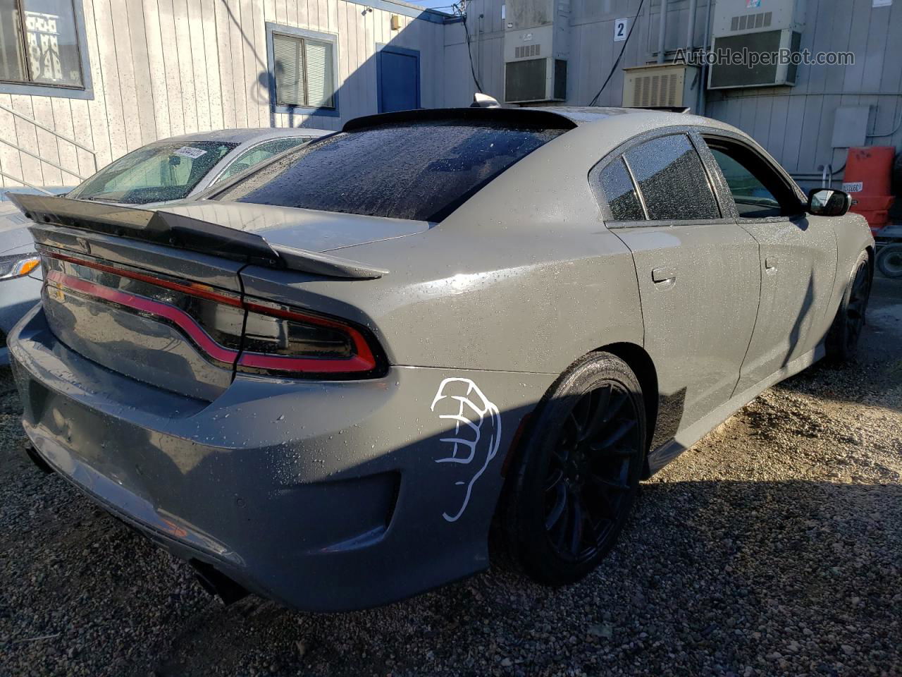 2018 Dodge Charger R/t 392 Gray vin: 2C3CDXGJ3JH297520