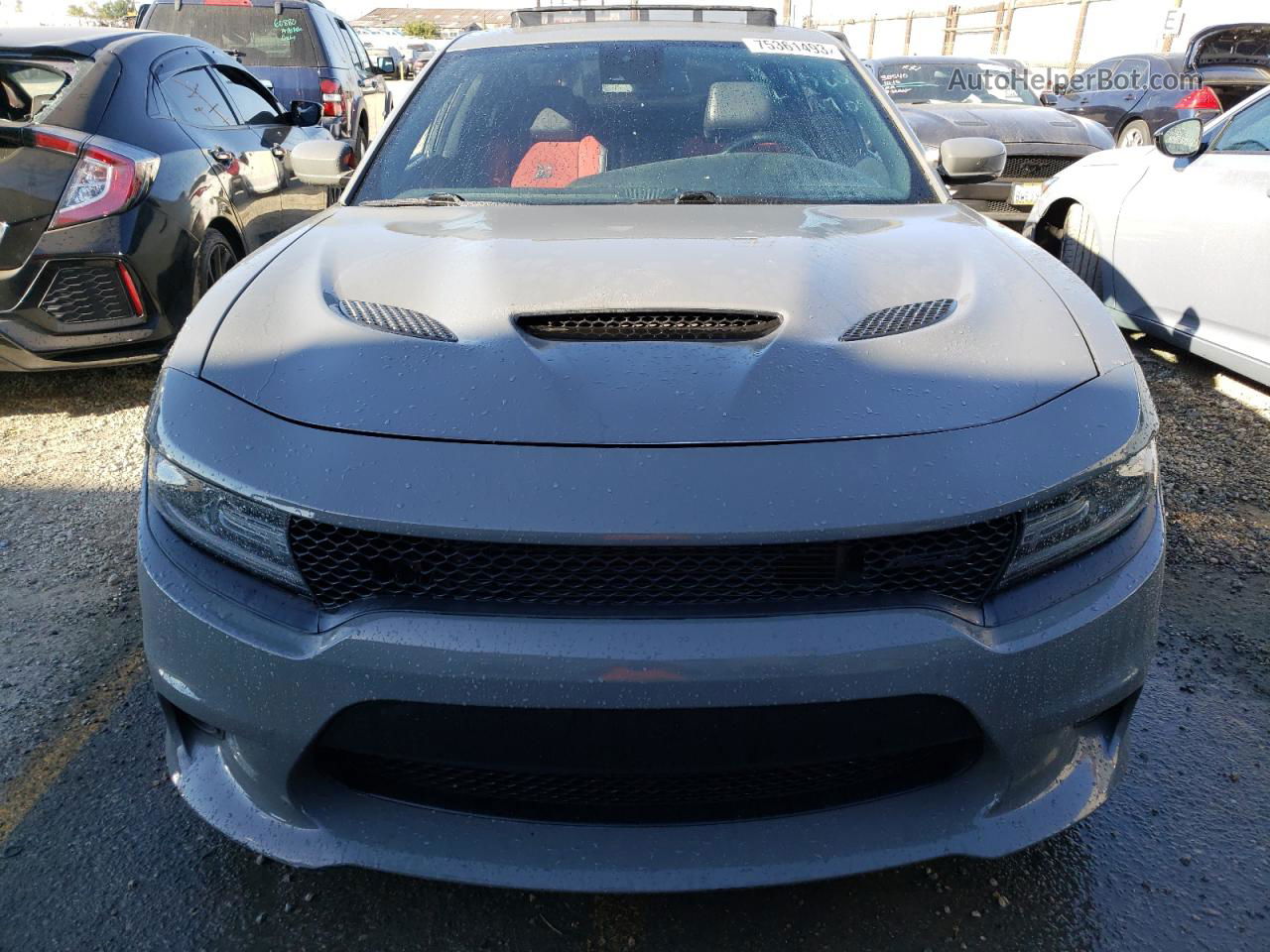 2018 Dodge Charger R/t 392 Gray vin: 2C3CDXGJ3JH297520