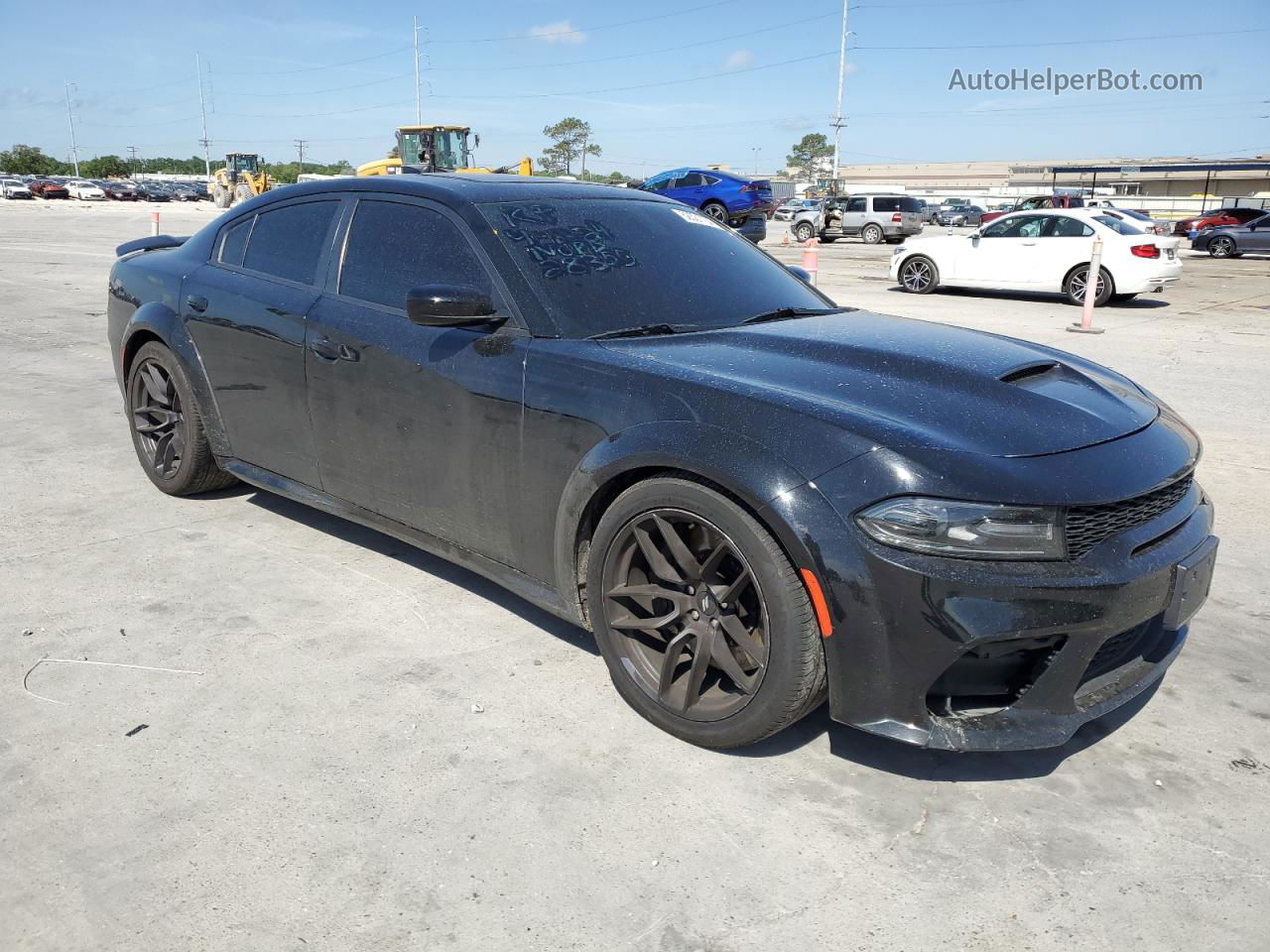 2021 Dodge Charger Scat Pack Black vin: 2C3CDXGJ3MH528355