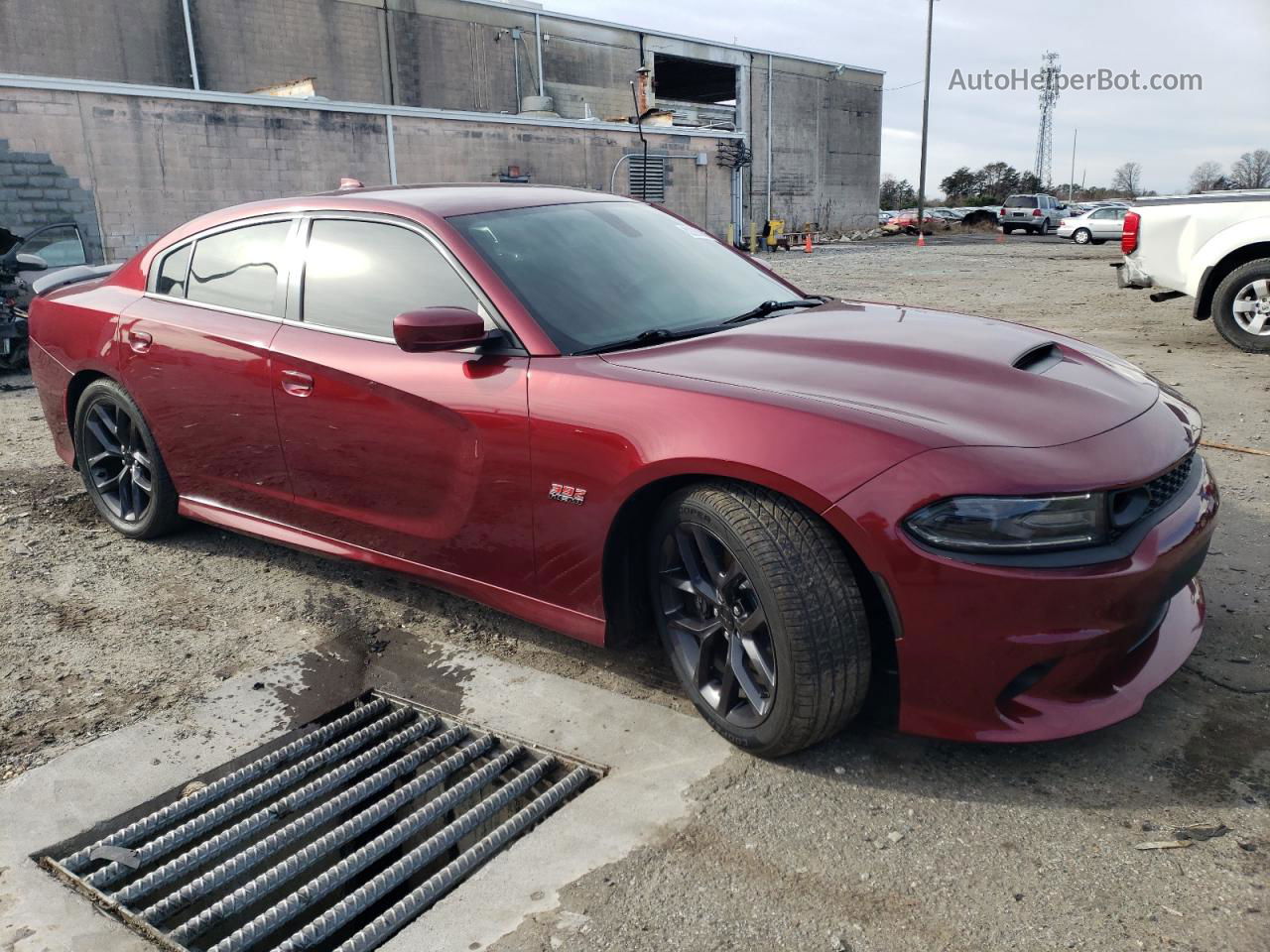 2021 Dodge Charger Scat Pack Maroon vin: 2C3CDXGJ7MH588087