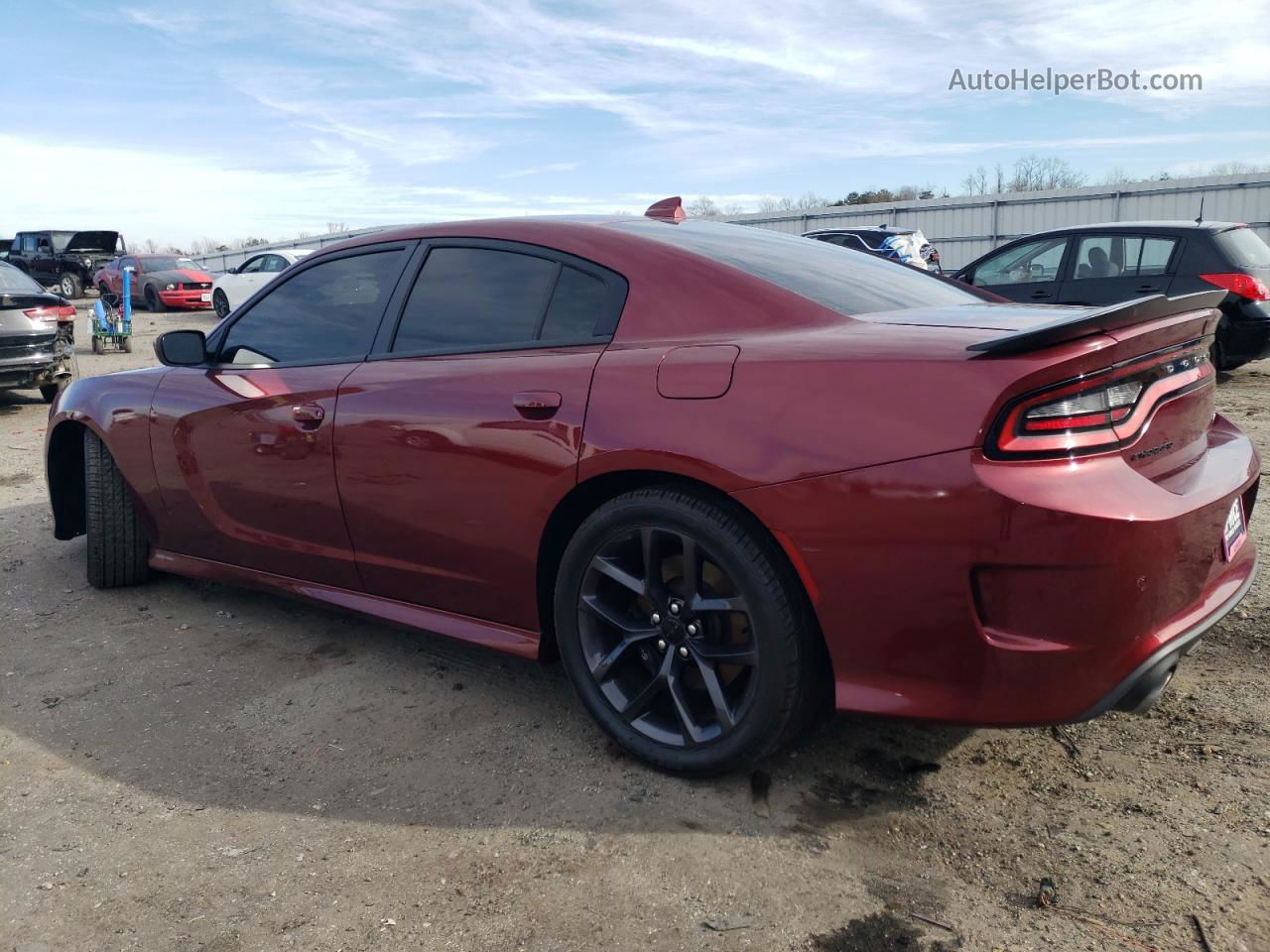 2021 Dodge Charger Scat Pack Maroon vin: 2C3CDXGJ7MH588087