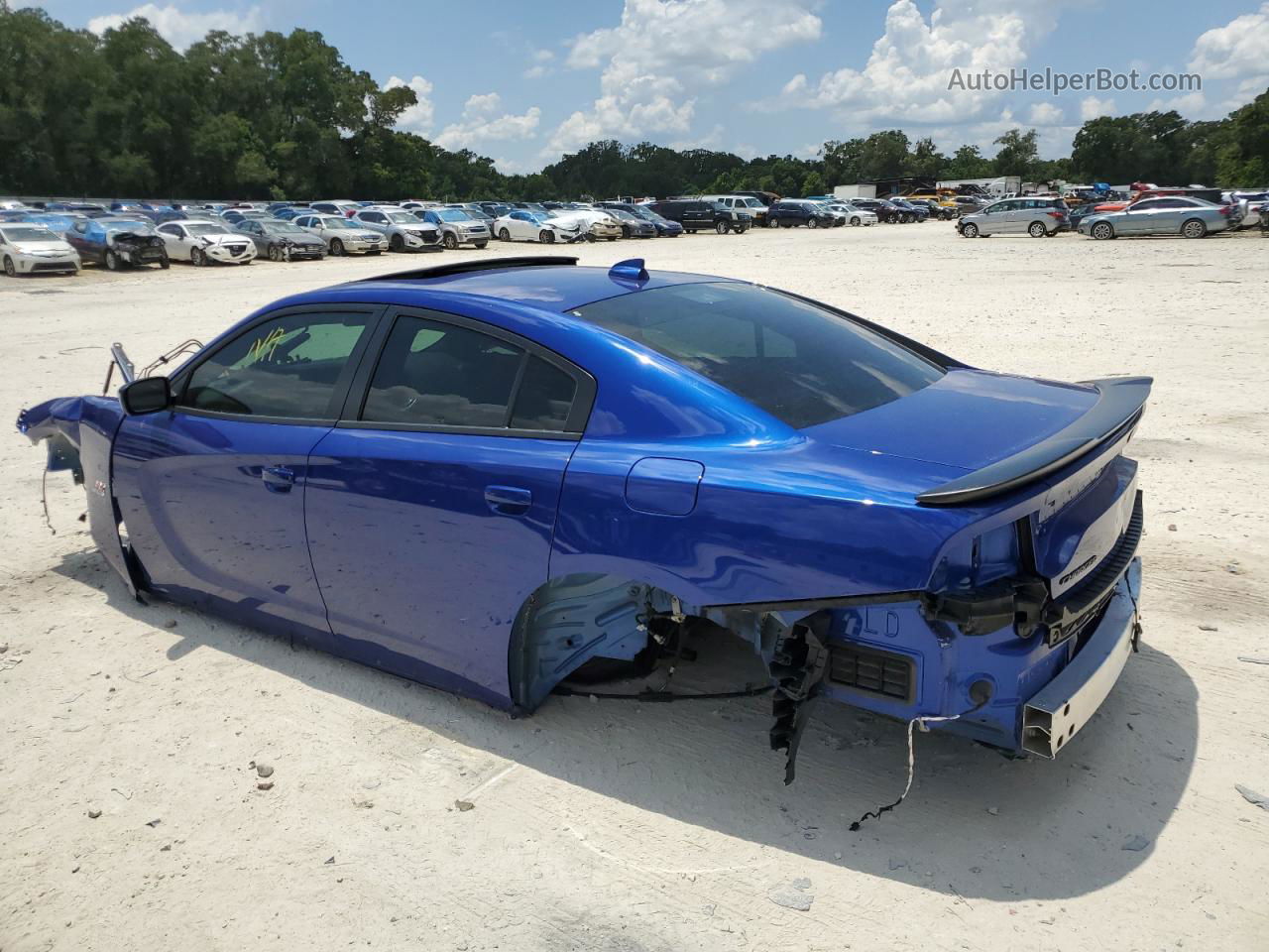 2021 Dodge Charger Scat Pack Blue vin: 2C3CDXGJ3MH584781