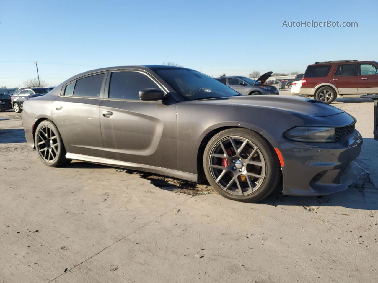 2016 Dodge Charger R/t Scat Pack Charcoal vin: 2C3CDXGJ4GH132777