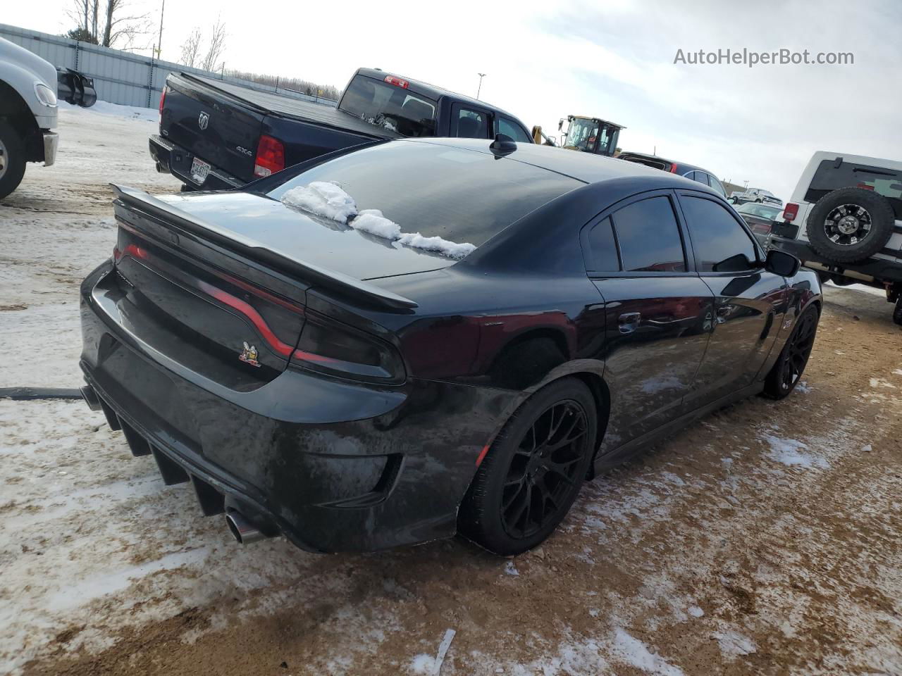 2016 Dodge Charger R/t Scat Pack Black vin: 2C3CDXGJ4GH198956