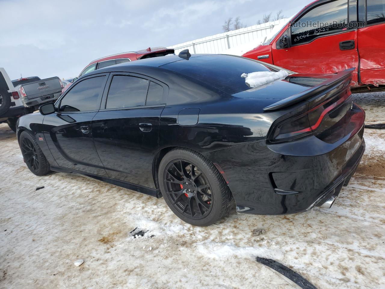 2016 Dodge Charger R/t Scat Pack Black vin: 2C3CDXGJ4GH198956