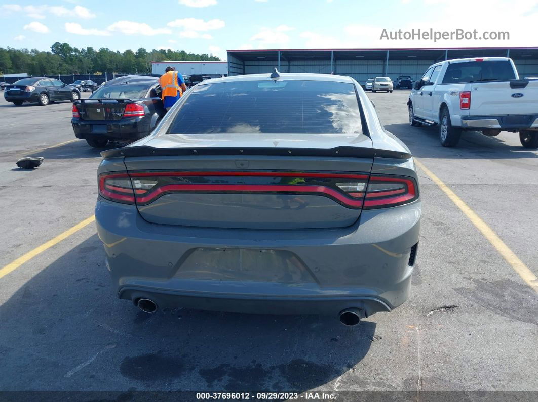 2017 Dodge Charger R/t Scat Pack Rwd Gray vin: 2C3CDXGJ4HH576369