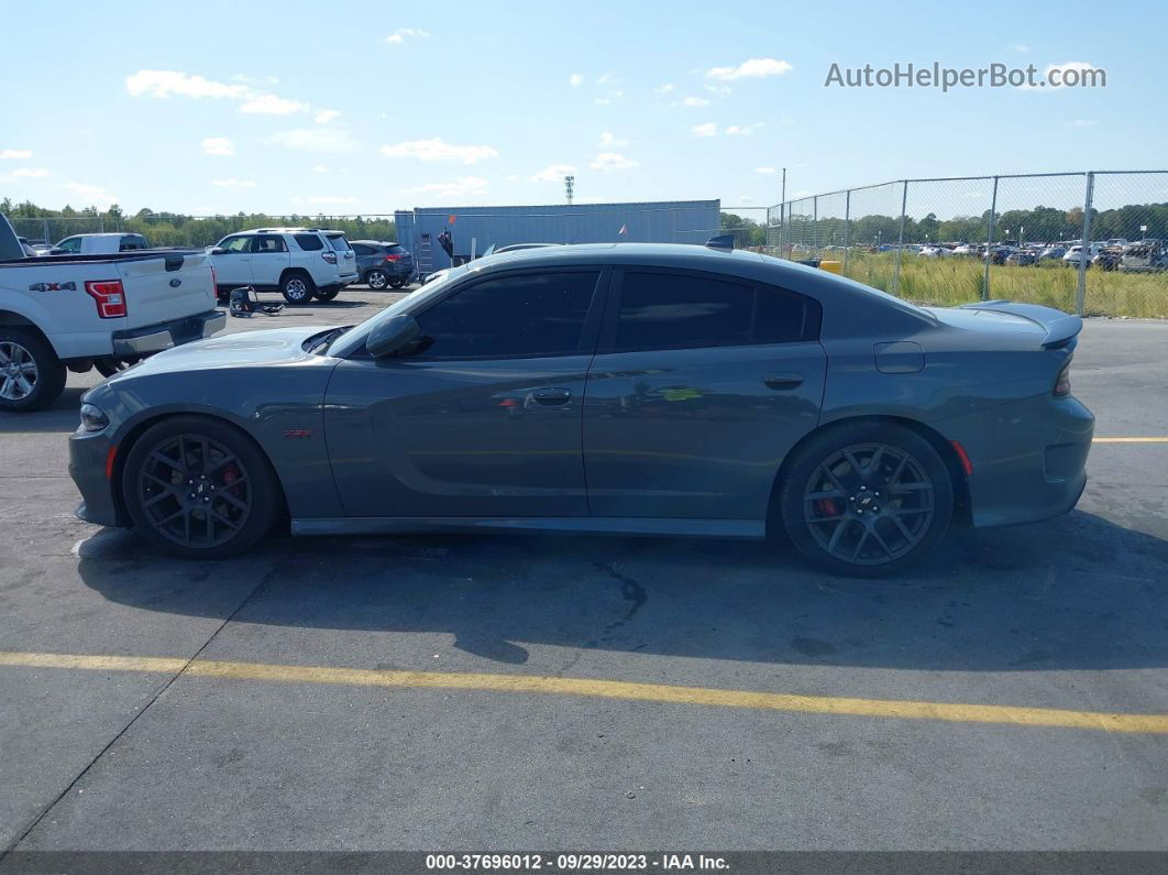 2017 Dodge Charger R/t Scat Pack Rwd Gray vin: 2C3CDXGJ4HH576369