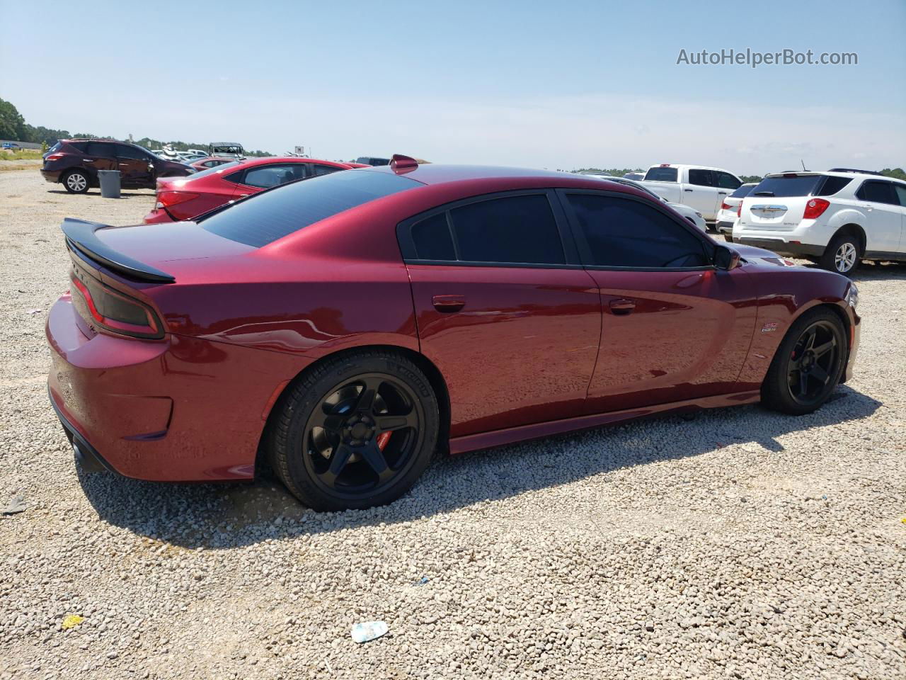 2017 Dodge Charger R/t 392 Burgundy vin: 2C3CDXGJ4HH644539