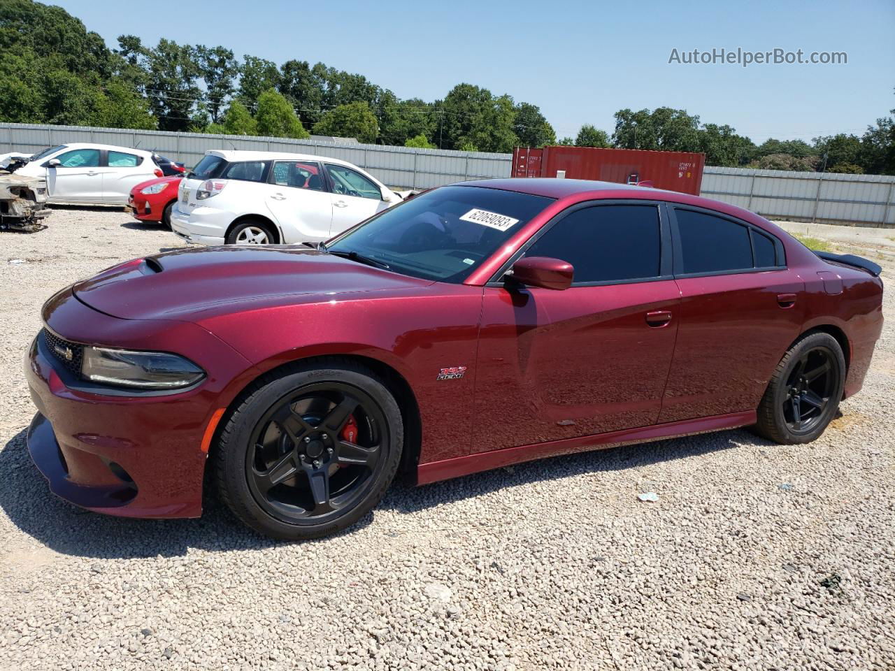 2017 Dodge Charger R/t 392 Burgundy vin: 2C3CDXGJ4HH644539