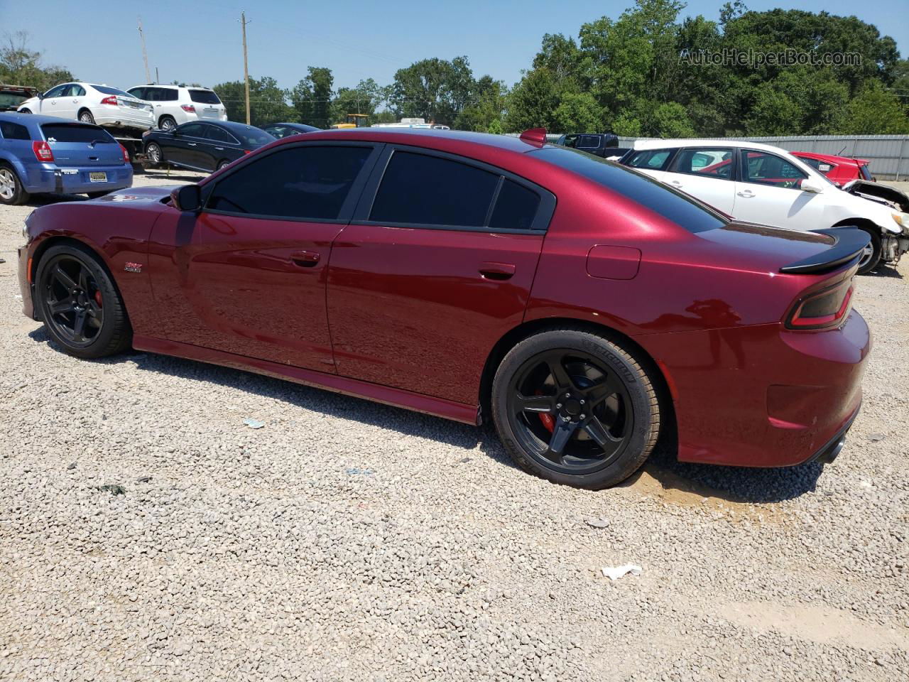 2017 Dodge Charger R/t 392 Burgundy vin: 2C3CDXGJ4HH644539