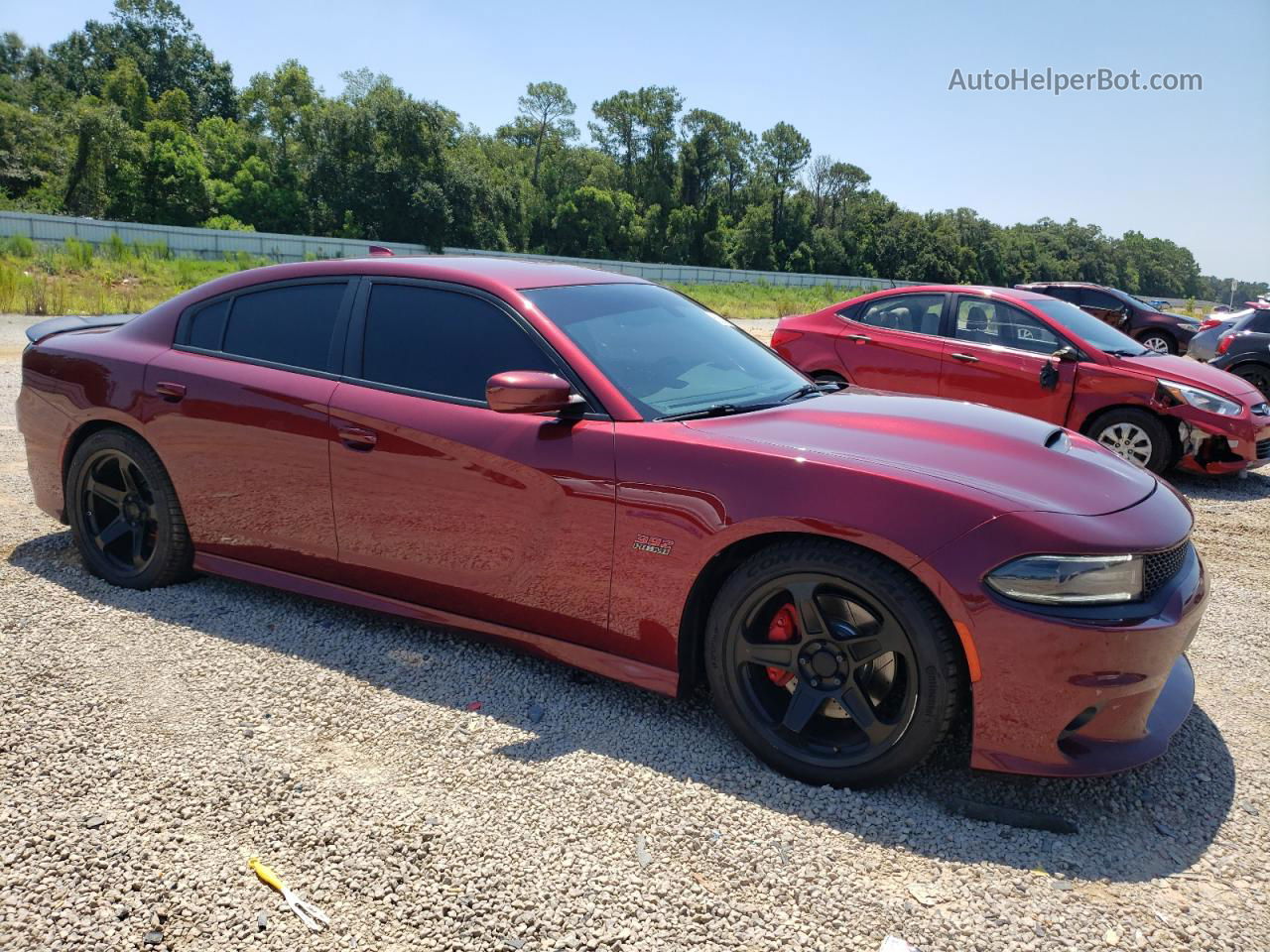 2017 Dodge Charger R/t 392 Burgundy vin: 2C3CDXGJ4HH644539