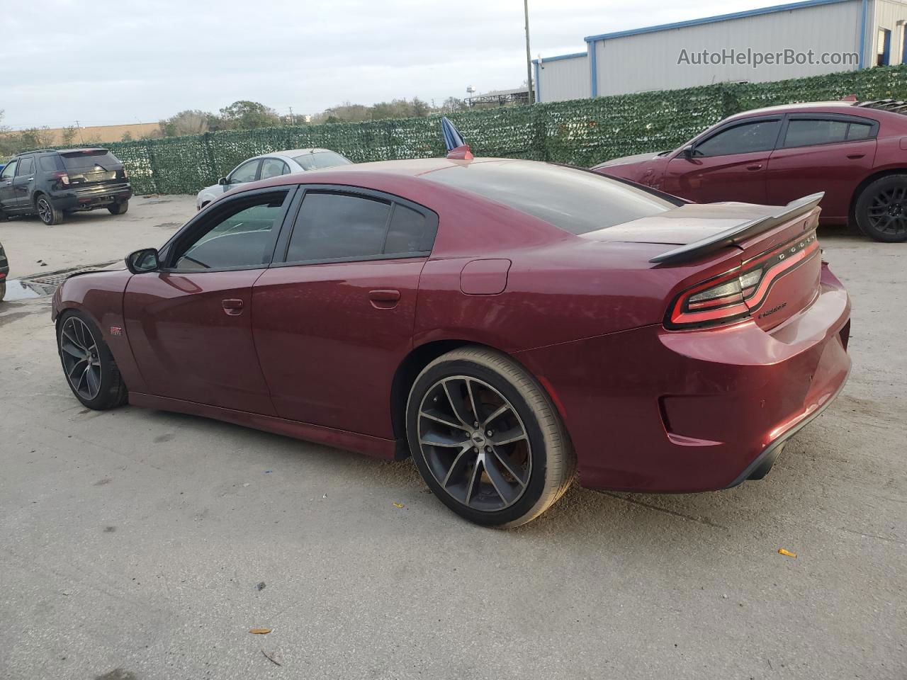 2018 Dodge Charger R/t 392 Burgundy vin: 2C3CDXGJ4JH303826