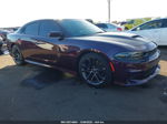 2021 Dodge Charger Scat Pack Rwd Фиолетовый vin: 2C3CDXGJ4MH561073