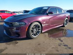 2021 Dodge Charger Scat Pack Rwd Фиолетовый vin: 2C3CDXGJ4MH561073