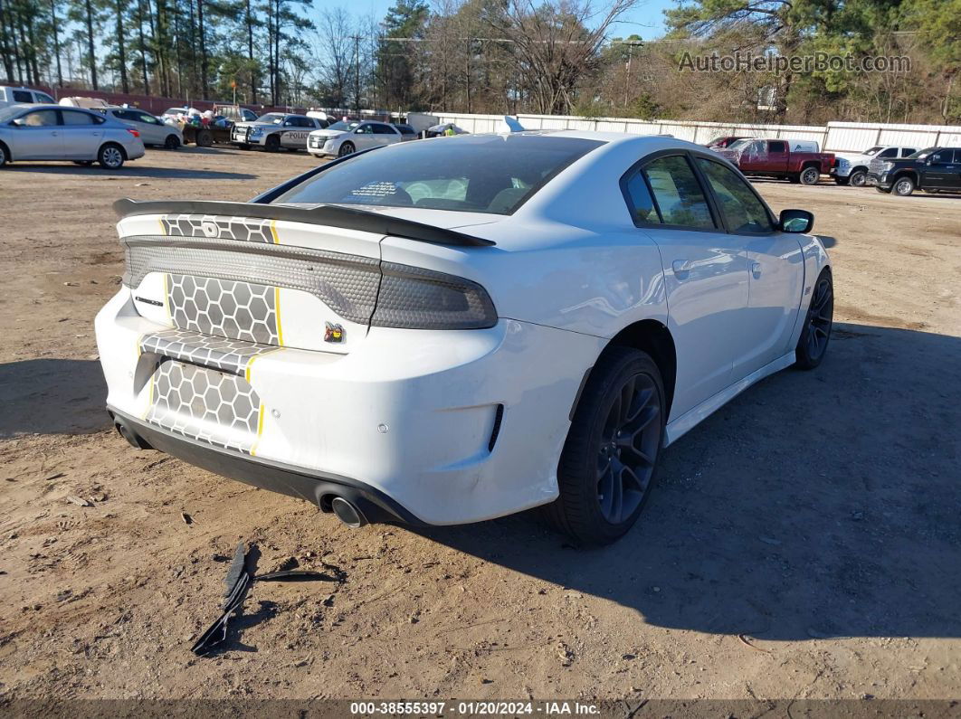 2021 Dodge Charger Scat Pack Rwd Белый vin: 2C3CDXGJ4MH565379