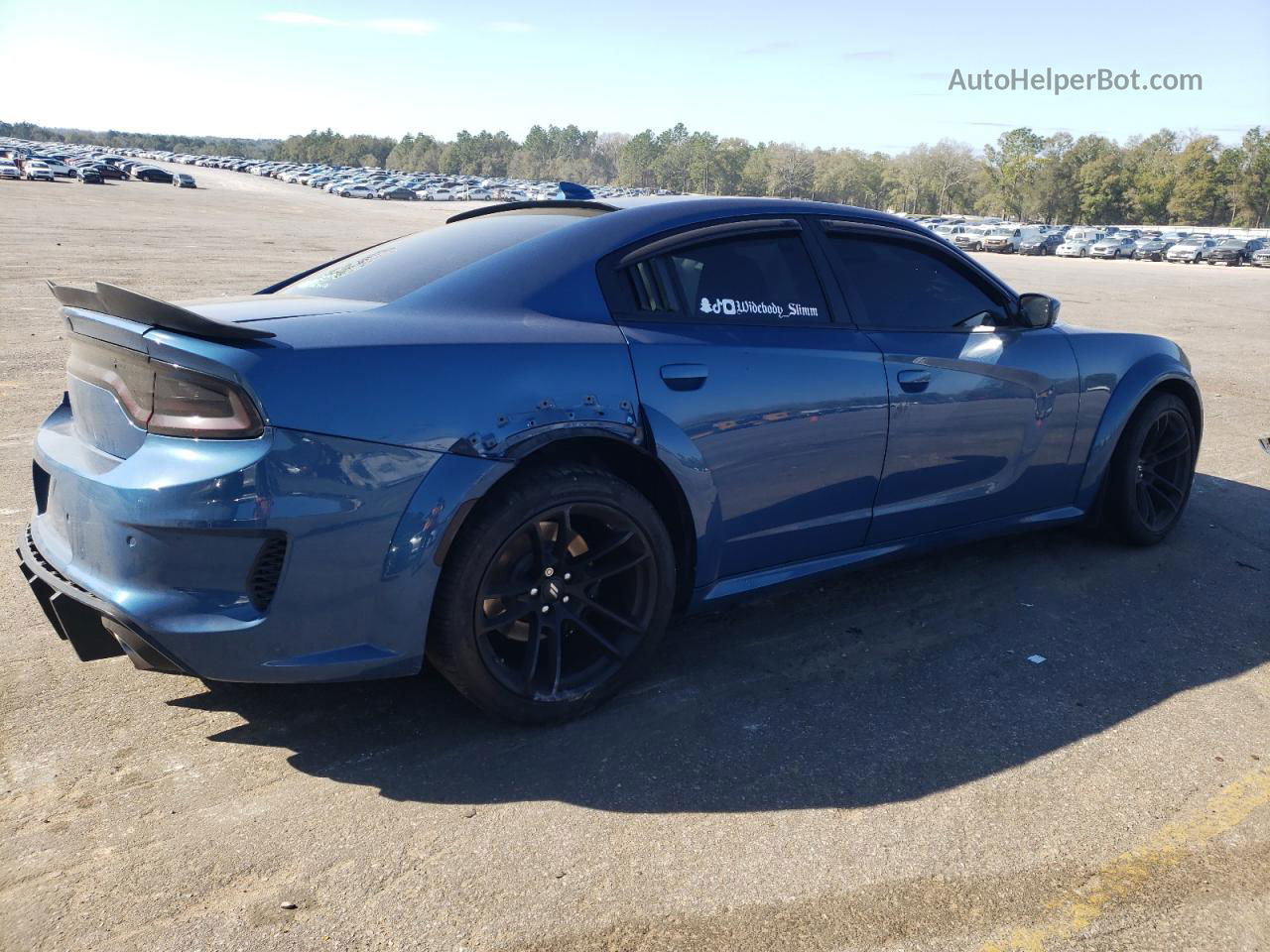 2021 Dodge Charger Scat Pack Blue vin: 2C3CDXGJ4MH603080