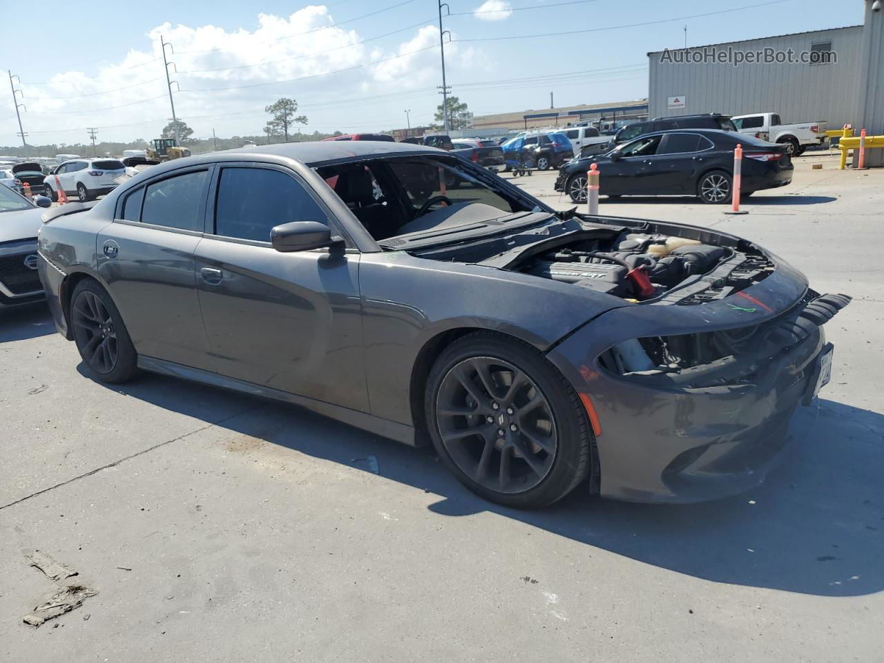 2021 Dodge Charger Scat Pack Gray vin: 2C3CDXGJ4MH612345