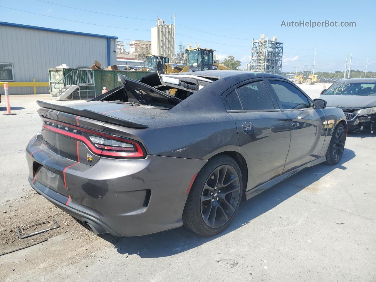 2021 Dodge Charger Scat Pack Gray vin: 2C3CDXGJ4MH612345