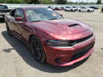 2021 Dodge Charger Scat Pack Burgundy vin: 2C3CDXGJ4MH679110