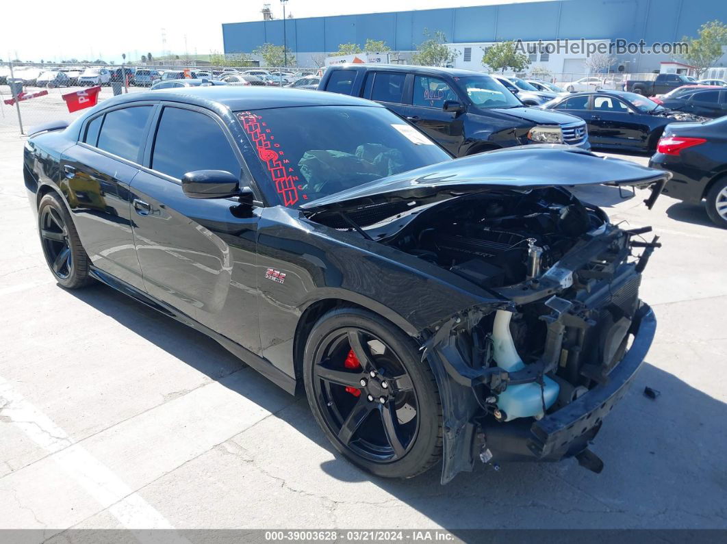 2016 Dodge Charger R/t Scat Pack Black vin: 2C3CDXGJ5GH356043