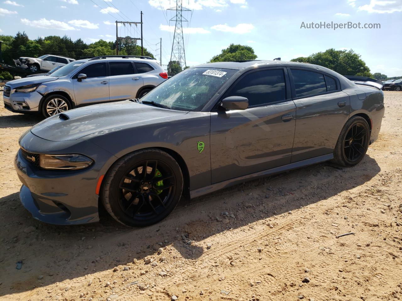 2017 Dodge Charger R/t 392 Gray vin: 2C3CDXGJ5HH593276