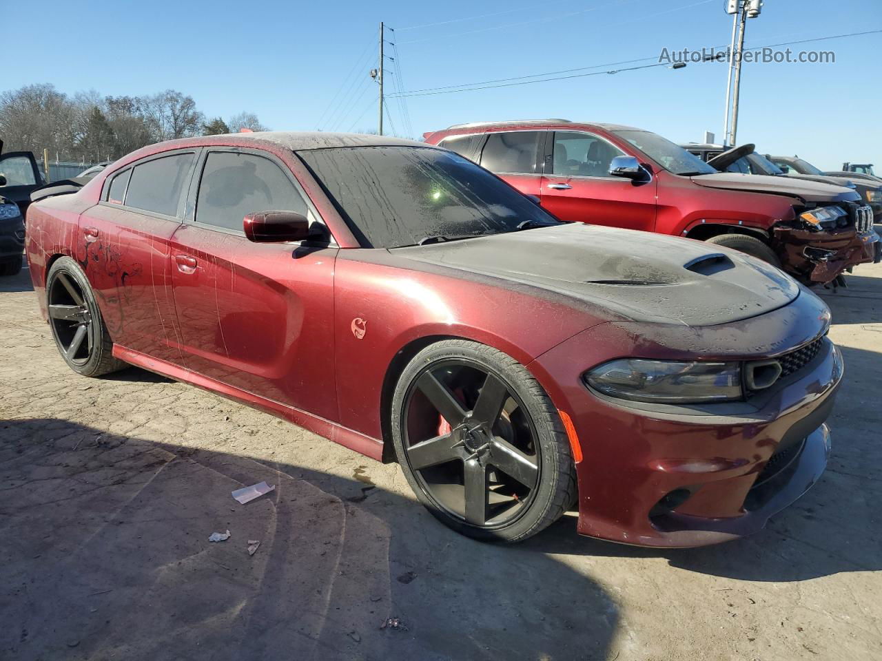 2017 Dodge Charger R/t 392 Red vin: 2C3CDXGJ5HH638572