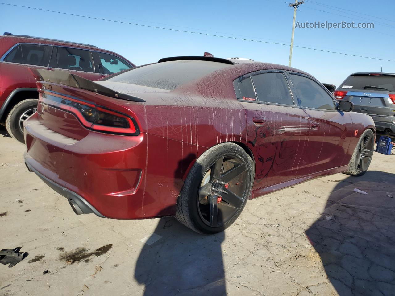 2017 Dodge Charger R/t 392 Red vin: 2C3CDXGJ5HH638572