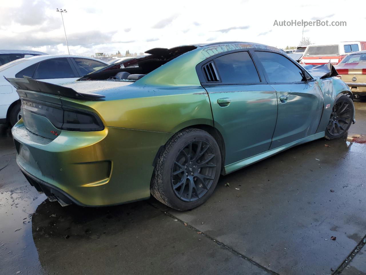 2018 Dodge Charger R/t 392 Green vin: 2C3CDXGJ5JH212418