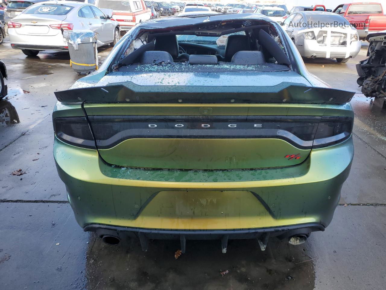 2018 Dodge Charger R/t 392 Зеленый vin: 2C3CDXGJ5JH212418