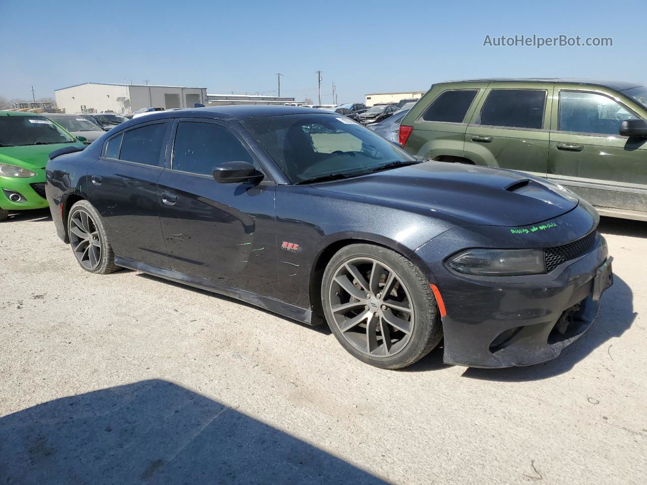 2018 Dodge Charger R/t 392 Black vin: 2C3CDXGJ5JH279794