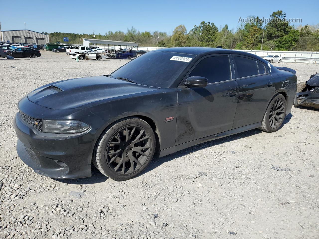 2018 Dodge Charger R/t 392 Black vin: 2C3CDXGJ5JH329688