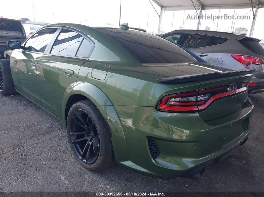2021 Dodge Charger Scat Pack Widebody Rwd Green vin: 2C3CDXGJ5MH511234