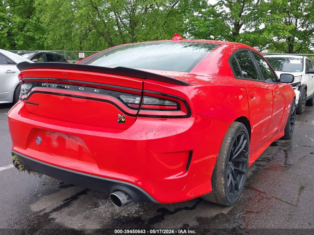 2021 Dodge Charger Scat Pack Rwd Red vin: 2C3CDXGJ5MH561986